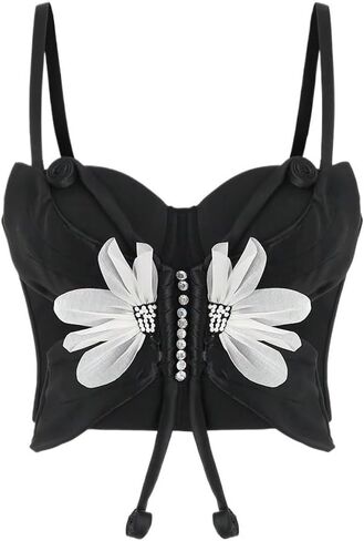 Women Wear Tops Outside Fishbone Corsets Wear Small Chest Tops Short Tight Suspenders in Saudi Arabia