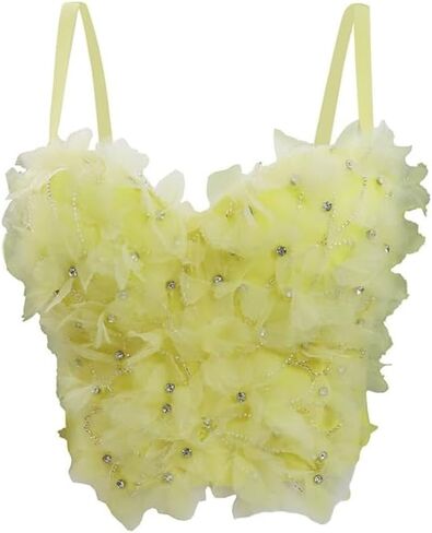 Women's Suspenders Nail Beaded Bright Diamond Fish Bone Sculpted Bodice Pull Up Short Suspenders in Saudi Arabia