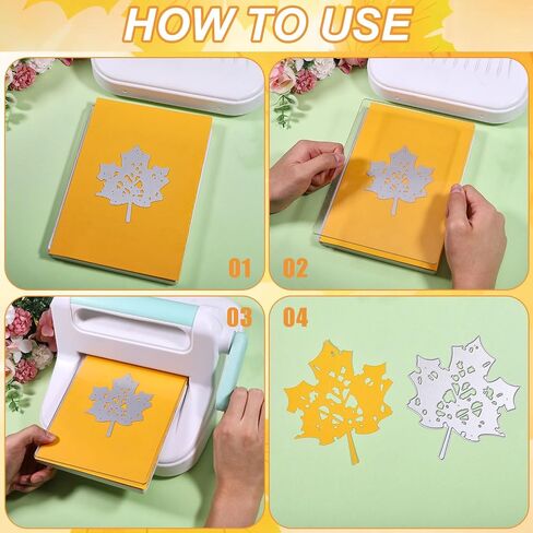GLOBLELAND Autumn Broken Leaves Cutting Dies for Card Making Metal Fall Broken Maple Leaves Die Cuts Cutting Dies Templates for Scrapbooking Journal Paper Craft Decor in Saudi Arabia