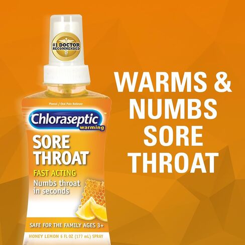 Chloraseptic Sore Throat Spray, Citrus, 6 fl oz (Pack of 1) in Saudi Arabia