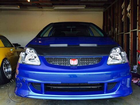 Car Bonnet Mask Hood Bra Fits Honda Civic Hatchback 01 02 03 04 05 2001 2002 2003 2004 2005 EP3 Type R in Saudi Arabia