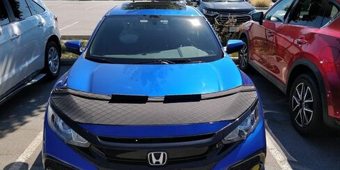 قناع Car Hood Mask Bonnet Bra in Diamond Fits Honda Civic Coupe Sedan 2016 2017 2018 2019 2020 16 17 18 19 20 in Saudi Arabia