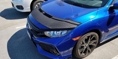 قناع Car Hood Mask Bonnet Bra in Diamond Fits Honda Civic Coupe Sedan 2016 2017 2018 2019 2020 16 17 18 19 20 in Saudi Arabia
