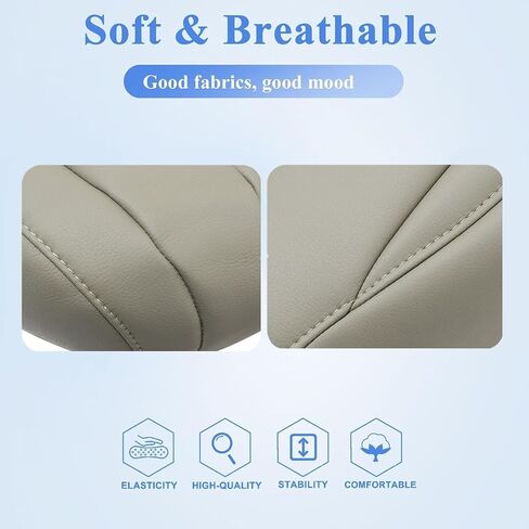 FZJDSD Tan Passenger Side Bottom Replacement Microfiber Leather Seat Cover Compatible with Toyota Land Cruiser 2008 2009 2010 2011 2012 2013 2014 2015 in Saudi Arabia