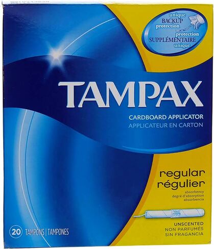 Tampax Tampons with Flushable Cardboard Applicator - Regular - 40 ct - 2 pk in Saudi Arabia