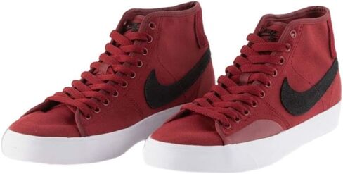 Nike SB Zoom Blazer Mid Premium Skate Shoes (FD5113-100, Summit White/Pure Platinum/Summit White/University Red) in Saudi Arabia
