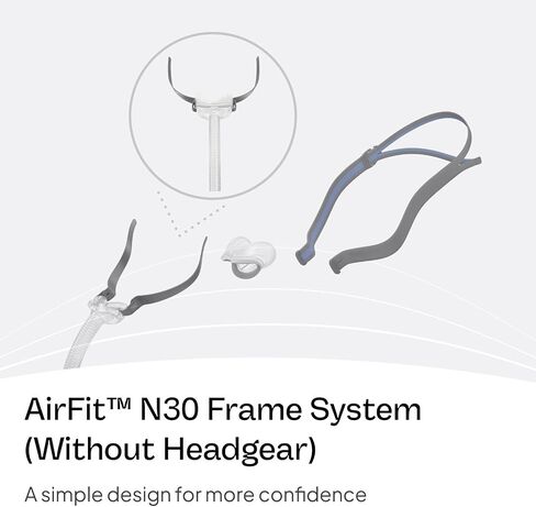 نظام الإطار البديل ResMed AirFit N30 (بدون غطاء الرأس) - صغير in Saudi Arabia