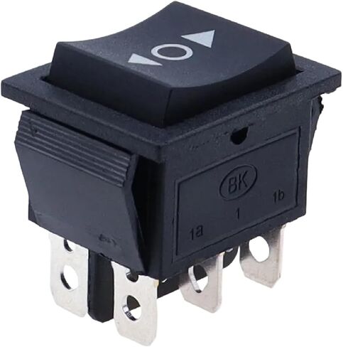 مفتاح موسيقى الروك المكون من 3 مواقع ، 6 دبوس ، 16A 250VAC/20A 125VAC ، الأسود (السهم) in Saudi Arabia