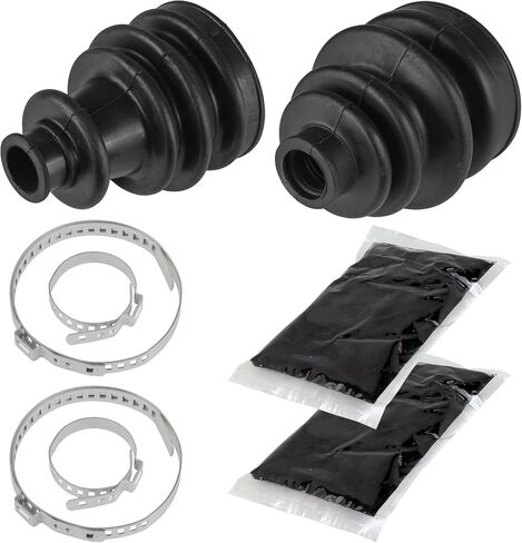 Caltric Rear Axle Inner Outer LH RH CV Boot Kit Compatible with Polaris Sportsman 450 4x4 2017 2018 2019 2020 in Saudi Arabia