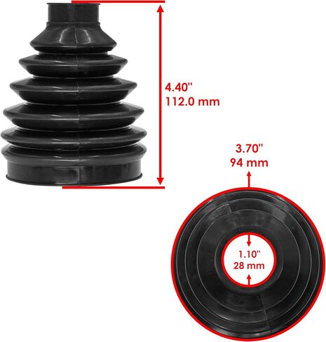 Caltric Rear CV Axle Boot Compatible with Polaris RZR Pro S 2025 / RZR Turbo R 4 2022-2024 / RZR Pro XP/RZR Pro XP 4 2020-2025 3236514 Left/Right in Saudi Arabia