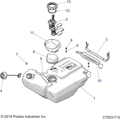 غطاء Polaris RZR PFA ، توربو ، عودة ، الجزء الأصلي OEM الجزء 2522039 ، كتي 1 in Saudi Arabia