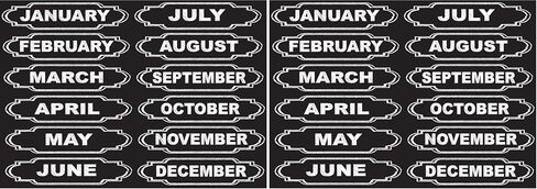 ASHLEY PRODUCTIONS Months of The Year Die-Cut Magnets in Saudi Arabia