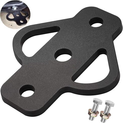 مقطورة مقطورة 3-way محول الصلب Hitch Hitiver Mount مع الترباس لجرار جولف Garden Garden جرار ATV العشب مسطح السحب السحب جبل (أسود) in Kuwait