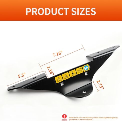 71502800 Trailer Hitch Kit لعمليات التثبيت الصفرية ، مرفق القطر الثقيل لمرورات العشب بسعة 300 رطل ، متوافقة مع نماذج ARIENS EDGE & Gravely ZT ، التثبيت السهل ، المتين in Kuwait