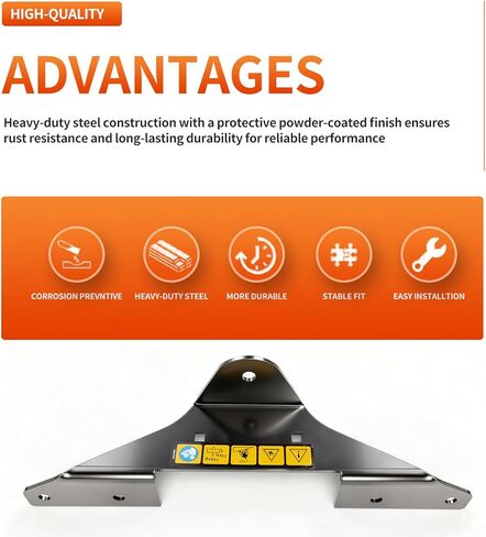 71502800 Trailer Hitch Kit لعمليات التثبيت الصفرية ، مرفق القطر الثقيل لمرورات العشب بسعة 300 رطل ، متوافقة مع نماذج ARIENS EDGE & Gravely ZT ، التثبيت السهل ، المتين in Kuwait