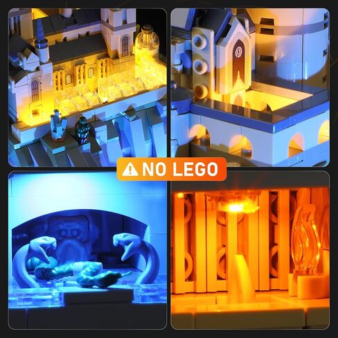 LIGHTAILING Light for Lego- 76419 Castle and Grounds - Led Lighting Kit Compatible with Lego Building Blocks Model - NOT Included The Model Set in Saudi Arabia