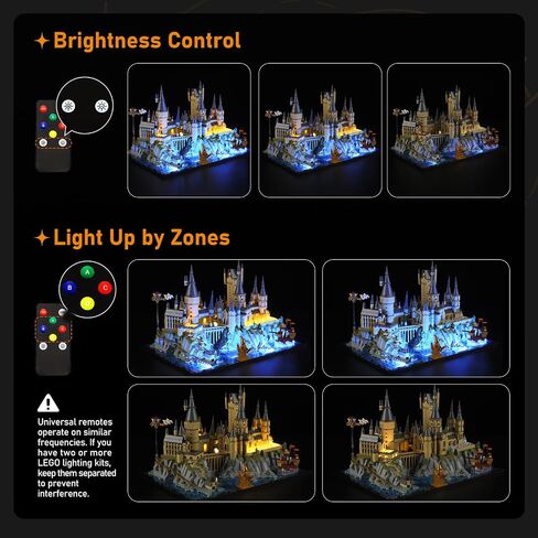 LIGHTAILING Light for Lego- 76419 Castle and Grounds - Led Lighting Kit Compatible with Lego Building Blocks Model - NOT Included The Model Set in Saudi Arabia