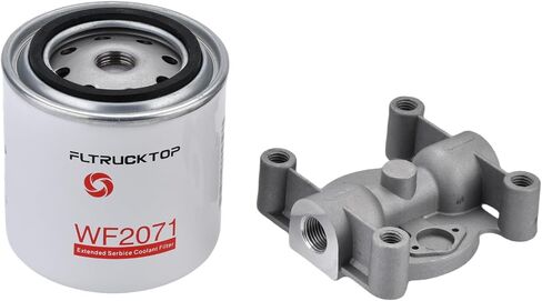 WF2071 204163S Coolant Filter with Filter Base Compatible with Freightliner International Peterbilt model，For Cummins ISL ISC ISB ISX For Caterpillar C16 C15 C13 C12 Engine in Saudi Arabia