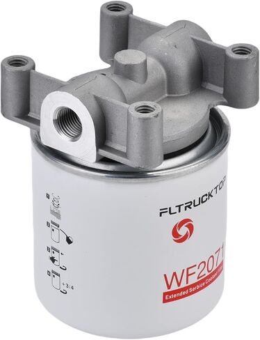 WF2071 204163S Coolant Filter with Filter Base Compatible with Freightliner International Peterbilt model，For Cummins ISL ISC ISB ISX For Caterpillar C16 C15 C13 C12 Engine in Saudi Arabia