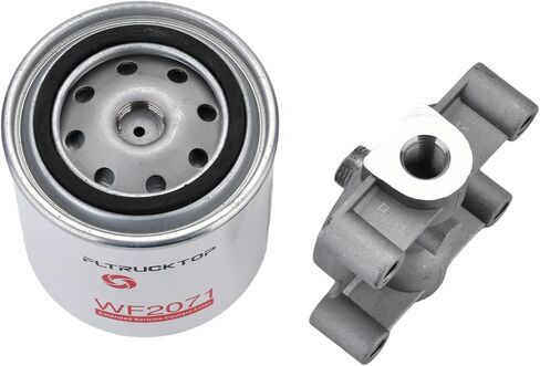 WF2071 204163S Coolant Filter with Filter Base Compatible with Freightliner International Peterbilt model，For Cummins ISL ISC ISB ISX For Caterpillar C16 C15 C13 C12 Engine in Saudi Arabia