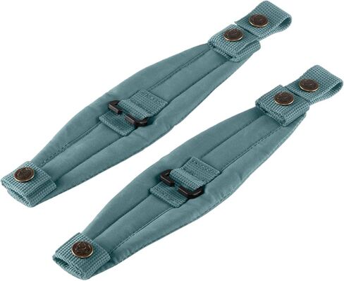 Fjällräven Kånken Mini Shoulder Pads - 100% Polyester - Hook-and-loop - Snap Button Strap Frost Green 1 One Size One Size in Kuwait