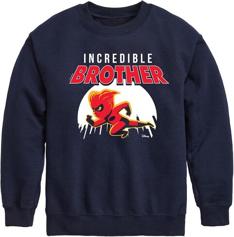 ديزني The Incredibles - Brother Incredible - Toddler and Youth Crewneck Fleece Sweetshirt in Saudi Arabia