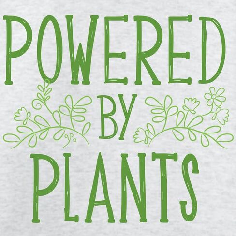 CafePress Powered By Plants Kids Sweatshirt Kids Sweatshirt, Youth Crew Neck Sweatshirt in Saudi Arabia