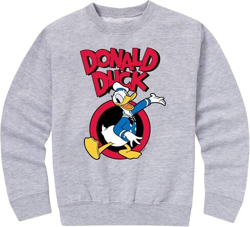 Disney Mickey & Friends - Donald Duck - Toddler and Youth Crewneck Fleece Sweatshirt in Saudi Arabia