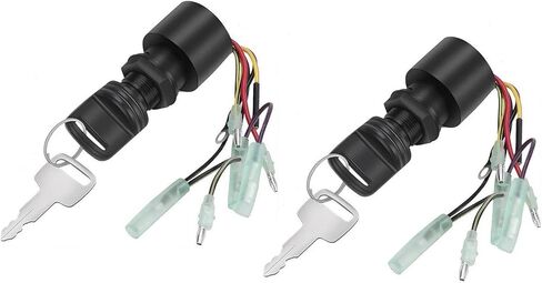 2Pack Ignition Key Switch for Outboard 87-17009A2 in Saudi Arabia
