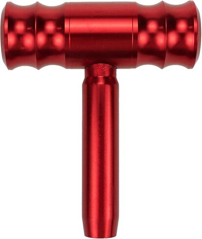 Aluminum Alloy T-Handle Gear Shift Knob, Universal Fit Aircraft Joystick Design Gear Stick Adapter for Most Transmission Vehicles (Silver) in Saudi Arabia