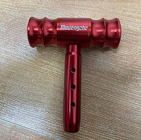 Aluminum Alloy T-Handle Gear Shift Knob, Universal Fit Aircraft Joystick Design Gear Stick Adapter for Most Transmission Vehicles (Silver) in Saudi Arabia