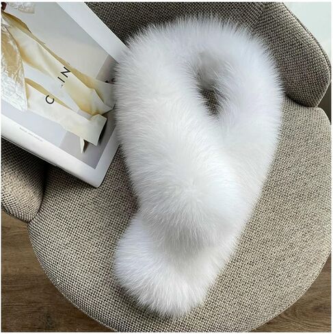 Scarf for Women, Faux Fur Soft Warmer Collar Men Women's Neck Scarves Wraps for Fall Winter Coat Decor in Saudi Arabia