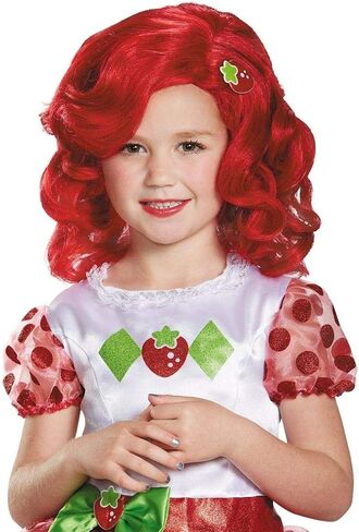 Strawberry Shortcake Deluxe Child Wig Costume Child in Saudi Arabia