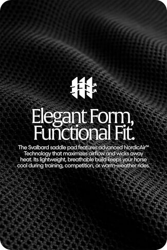 Equinavia Svalbard NordicAir All Purpose Saddle Pad | Breathable Micromesh | Contoured Shape in Kuwait