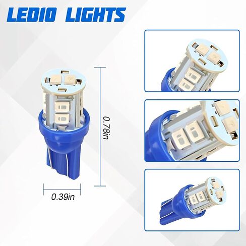 مجموعة مجموعة المصباح الداخلية 24PCS ، T10 31 مم 42 مم 12 فولت مركبة قبة مصابيح LED البديلة ، مصابيح صندوق ترخيص خريطة السيارات ، Universal لشاحنة سيارات الدفع الرباعي RV (أبيض) in Kuwait