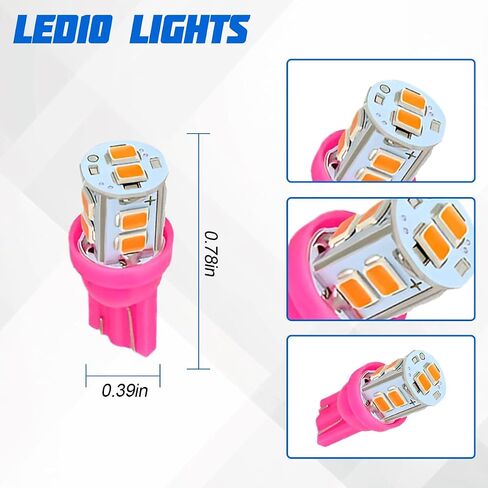 24PCS Car Interior Bulb Kit Set, T10 31 mm 42 mm 12 Volt Vehicle Dome Light LED Bulbs Replacement, Automotive Map License Plate Trunk Lamps, Universal for SUV RV Truck (White) in Saudi Arabia