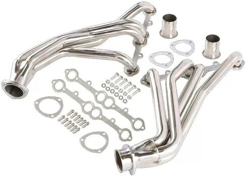 رؤوس العادم الطويلة لعام 1966-1987 CHEVY/GMC C10 C15 C20 K10 K20 SBC 305 327 350 Suburban 5.0 5.7L V8 in Kuwait