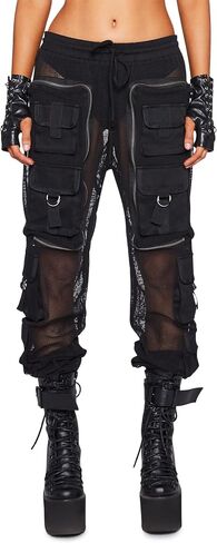 Dolls Kill Complex Nights Fishnet Cargo Pants in Saudi Arabia