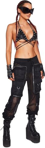 Dolls Kill Complex Nights Fishnet Cargo Pants in Saudi Arabia