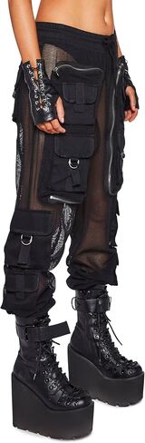 Dolls Kill Complex Nights Fishnet Cargo Pants in Saudi Arabia