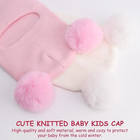 Bqubo Kids Winter Hat Diven Boys Girls متماسكون في صفقات الفصائل قبعة مزدوجة ثخنة من طلاء التزلج على الجليد in Saudi Arabia