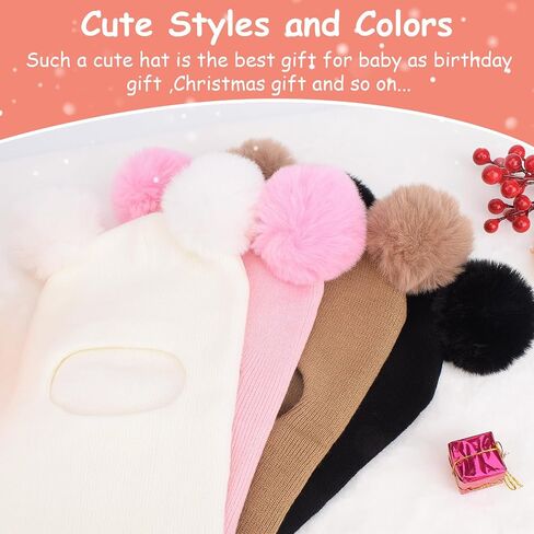 Bqubo Kids Winter Hat Diven Boys Girls متماسكون في صفقات الفصائل قبعة مزدوجة ثخنة من طلاء التزلج على الجليد in Saudi Arabia