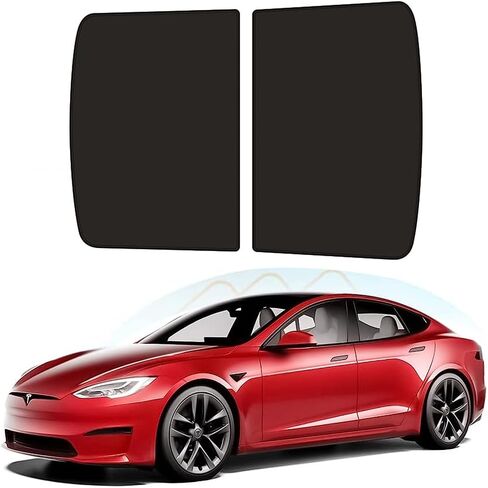D-lumina لـ Tesla Model 3 Sunshade ، Snroff Snroff Shade Window Control UV & Heat Protection for Model 3 Accessories 2021-2023 ، لن يتم ترقية Sun Sun Design Design Design (مجموعة من 2) in Kuwait