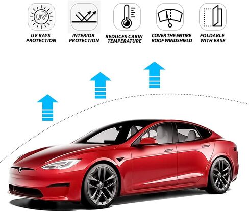 D-lumina لـ Tesla Model 3 Sunshade ، Snroff Snroff Shade Window Control UV & Heat Protection for Model 3 Accessories 2021-2023 ، لن يتم ترقية Sun Sun Design Design Design (مجموعة من 2) in Kuwait
