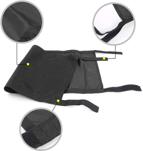 سقف سيارة Cherocar Sunshade Bikini Top Sun Shade for Jeep Wrangler Unlimited Accessories 1987-2020 YJ ، TJ ، LJ ، JK ، JKU ، JL ، JLU ، لـ Jeep Gladiator JT 2020 ، Black Decoration in Saudi Arabia