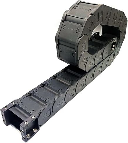 Transmission Chain 30 Series 1 Meter Plastic Drag Chain Closed Type Open On Both Sides Cable Protection Engineering Nylon Towline Transmission Chain(R150,30x57 mm) in Saudi Arabia