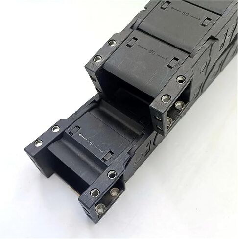 Transmission Chain 30 Series 1 Meter Plastic Drag Chain Closed Type Open On Both Sides Cable Protection Engineering Nylon Towline Transmission Chain(R150,30x57 mm) in Saudi Arabia