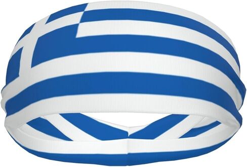 Cute Flag Sweatbands Sports Headbands for Women Men Headband Hair Band for Running, Cycling, Yoga,Gym in Saudi Arabia