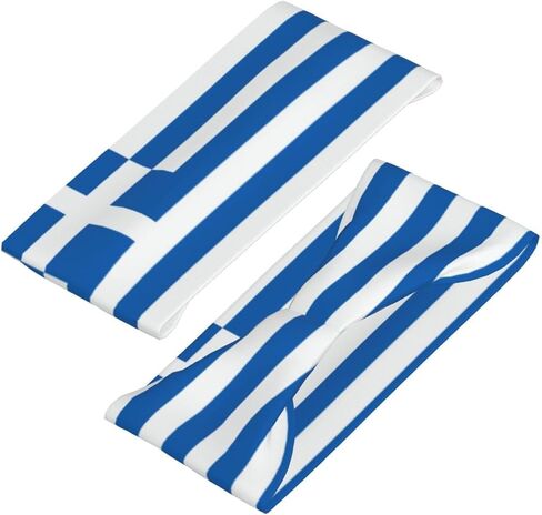 Cute Flag Sweatbands Sports Headbands for Women Men Headband Hair Band for Running, Cycling, Yoga,Gym in Saudi Arabia