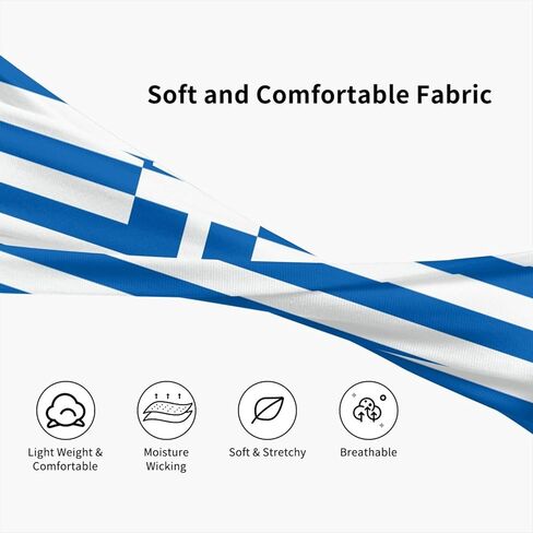 Cute Flag Sweatbands Sports Headbands for Women Men Headband Hair Band for Running, Cycling, Yoga,Gym in Saudi Arabia